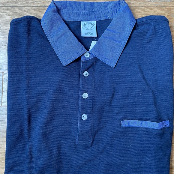 Brooks Brothers polo with Contrast trim, XL,NWT - Picture 2 of 3